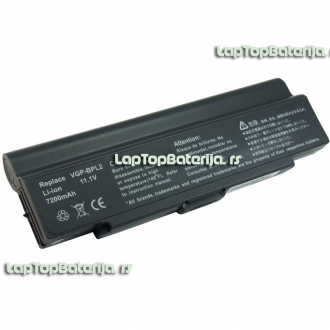 Baterija za laptop Sony Vaio VGN PCG VGC (crna) - 6600 mAh